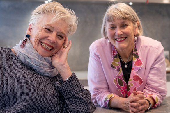 Maggie Beer avec la PDG de sa fondation, Jane Mussared.