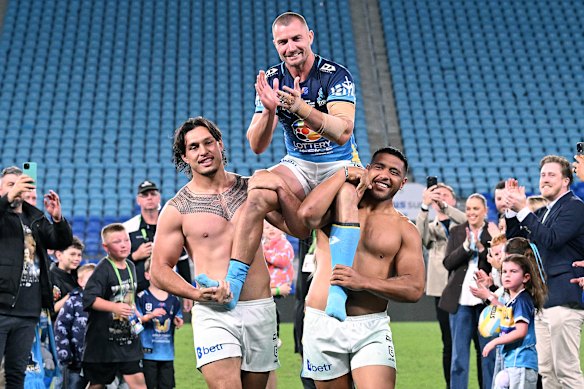 Kieran Foran est présidé hors du terrain après son 318e et dernier match dans la LNR.