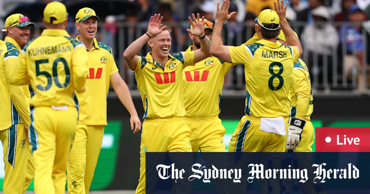 Australie contre Inde LIVE mises à jour, scores, résultats, comment regarder le premier ODI à Perth