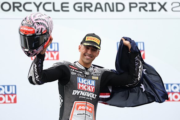 Senna Agius, vainqueur Moto2.