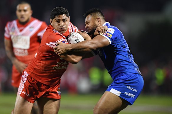 Jason Taumalolo sur l'accusation contre les Samoa en 2018.