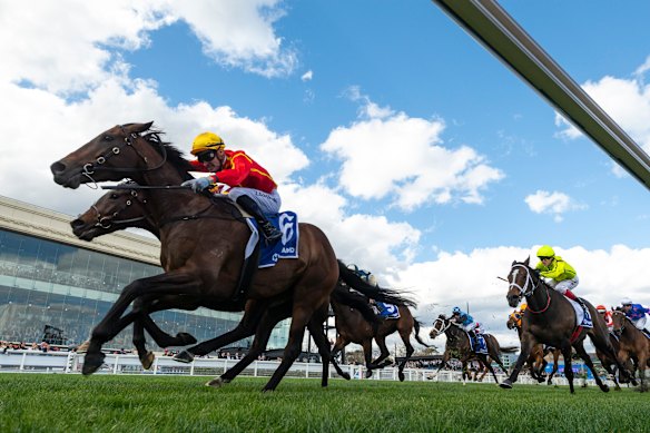 Transatlantique remporte le Toorak Handicap à Caulfield au cours d'une campagne impressionnante.