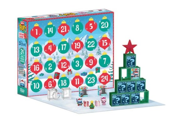 Petite Pop ! Calendriers de compte à rebours des fêtes, 85 $.
