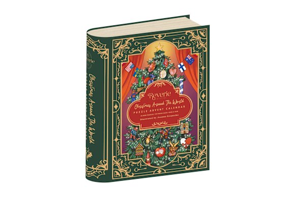 Calendrier de l'Avent puzzle de Noël autour du monde de Reverie Puzzles, 149,99 $.