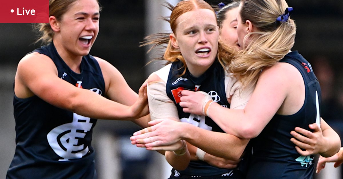Suivez les scores finaux d'élimination de la semaine 1 de la finale de l'AFLW, les résultats, les cotes, les équipes et l'heure de début depuis Ikon Park à Carlton.