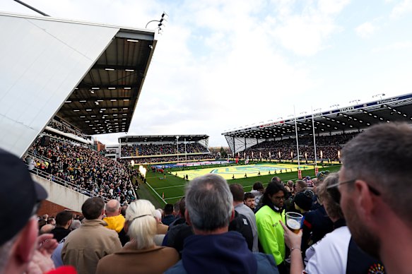 La foule au stade Headingley.