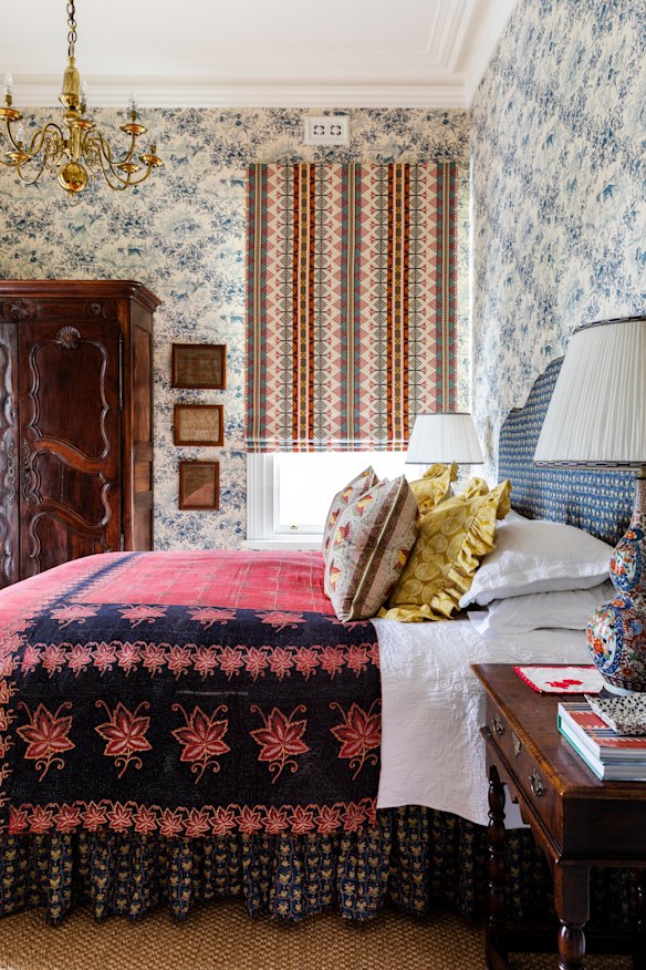 La chambre de la maison d'Anna Spiro à Melbourne.