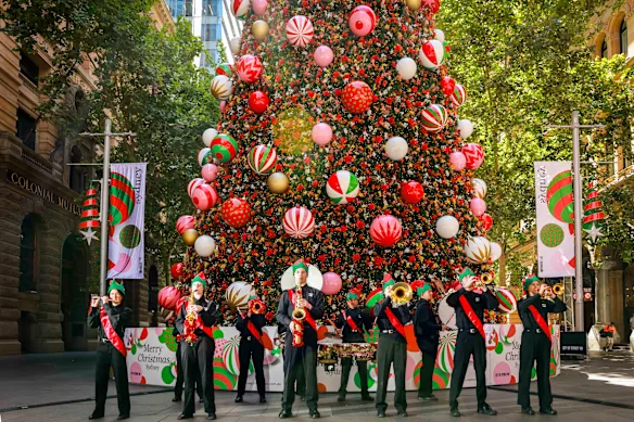 L'arbre de Noël de Martin Place.