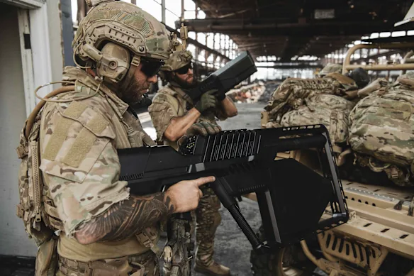 Les soldats ukrainiens ont utilisé des « canons à drones » avec beaucoup d’efficacité pour abattre des drones russes. 