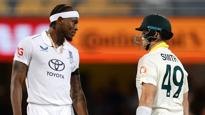 Jofra Archer déclenche une querelle avec Steve Smith lors de la victoire de l'Australie contre Gabba