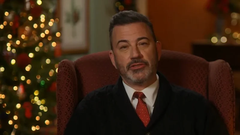 L'animateur de télévision Jimmy Kimmel vise Trump dans son message de Noël au Royaume-Uni