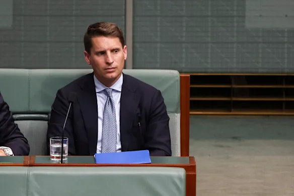 Le député libéral Andrew Hastie.