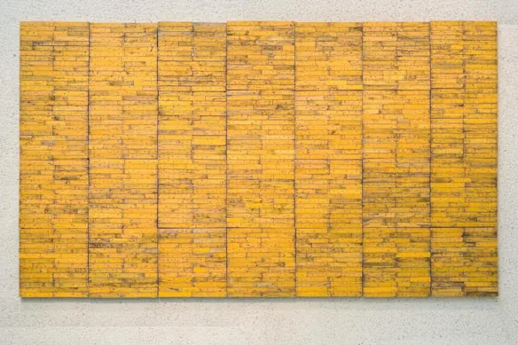 Plenty de Rosalie Gascoigne, 1986. L'artiste australienne acclamée (1917-1999) fait l'objet d'une importante exposition à Bundanon.