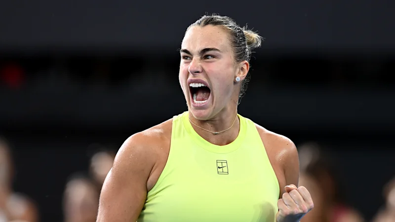 Aryna Sabalenka couronnée championne consécutive à Brisbane International