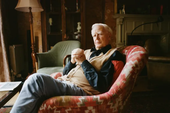 John le Carré à Londres, un an avant sa mort.