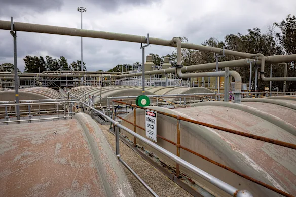 La zone de sédimentation sera étendue à l'installation de récupération des ressources en eau de Glenfield de Sydney Water.