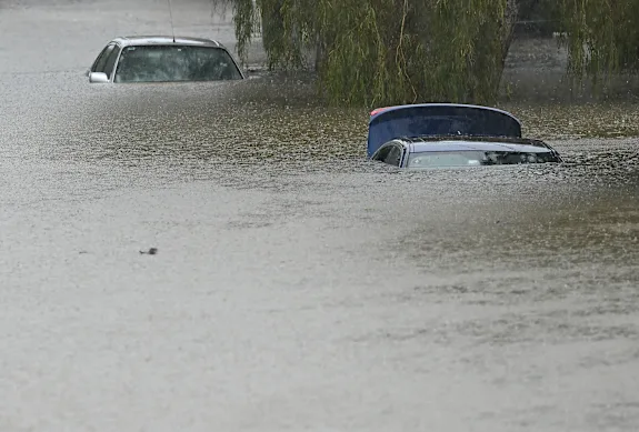 Des inondations ont frappé Newmarket, dans le nord de Brisbane, après le cyclone Alfred.