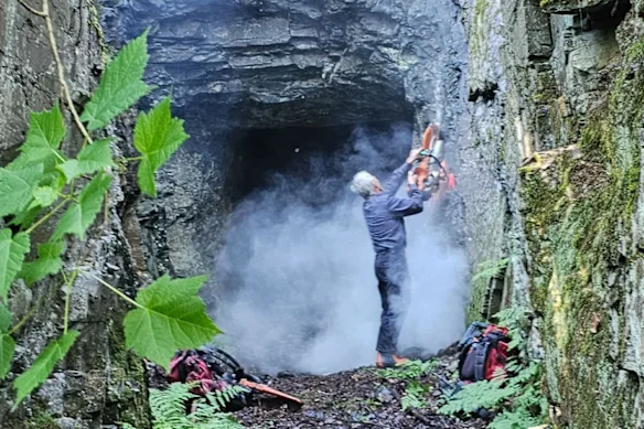 Échantillonnage au projet Bousquet d'Olympio Métal à Québec, Canada.