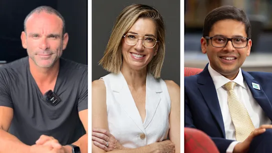 Dr Tony Boutagy, Dr Emily Musgrove et Dr George Barreto