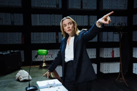 Jodie Comer dans la production britannique de Prima Facie.