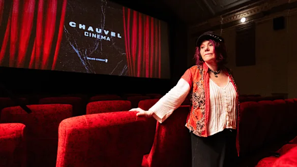 Jo Watt, directeur général des cinémas Chauvel et Moore Park du Palace, au Chauvel avant sa fermeture.