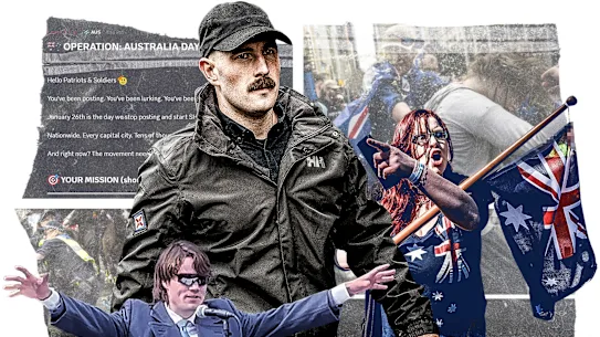 La marche pour l'Australie représente Hugo Lennon, Thomas Sewell et Bec Freedom
