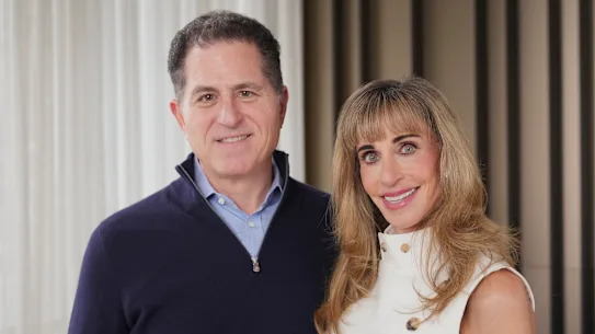 Le milliardaire de Dell Computers Michael Dell et son épouse Susan.