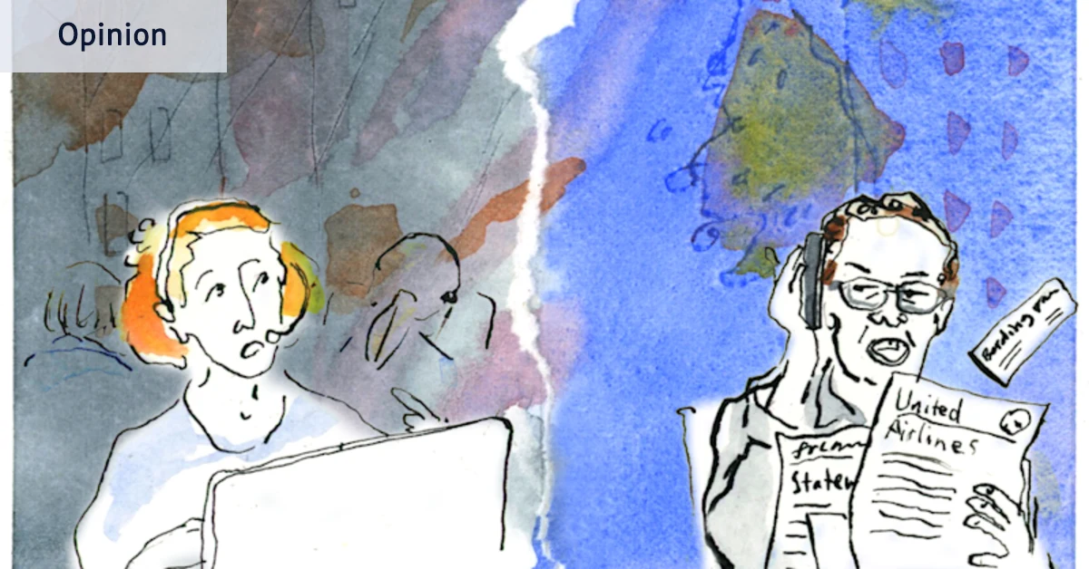 Mon ami qui volait fréquemment avait un reproche. Si seulement il avait vu les nouvelles