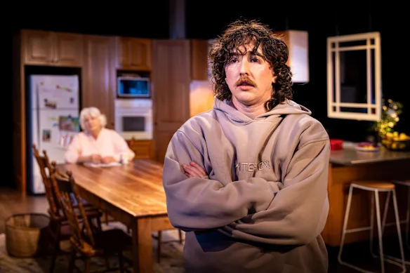 Pat (Meredith Rogers) et Nic (Oliver Ayres) dans The Placeholder.