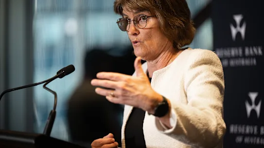 Michele Bullock, gouverneur de la RBA. Les taux vont augmenter.
