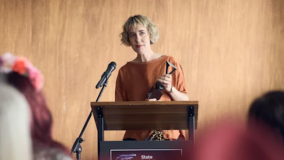 Peut-elle dire « merci » ? Holly Austin dans le court métrage de Georgina Haig qui a atteint la finale du festival du court métrage ressuscité Tropfest.