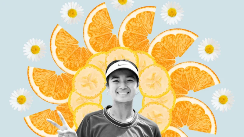 Ce que mange la star du tennis philippin par jour