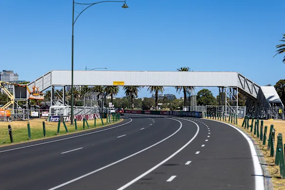 L'infrastructure autour du circuit prend déjà forme.