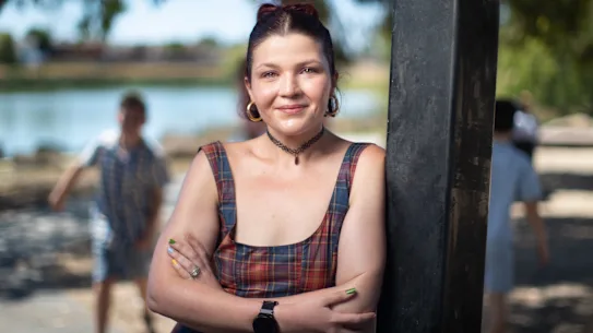 Jessica Seitz, mère de trois enfants.