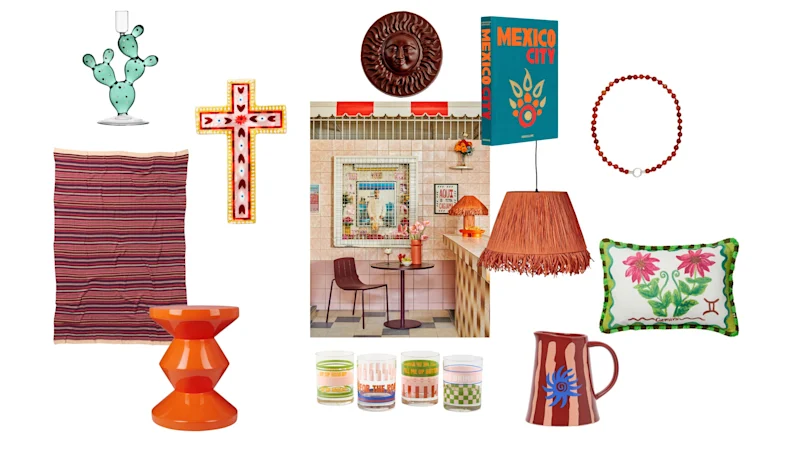 Bannissez le beige en imprégnant votre maison d’articles ménagers d’inspiration mexicaine