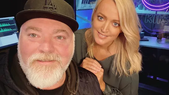Dans des temps plus heureux (seulement en novembre dernier) : Kyle Sandilands et Jackie O Henderson.