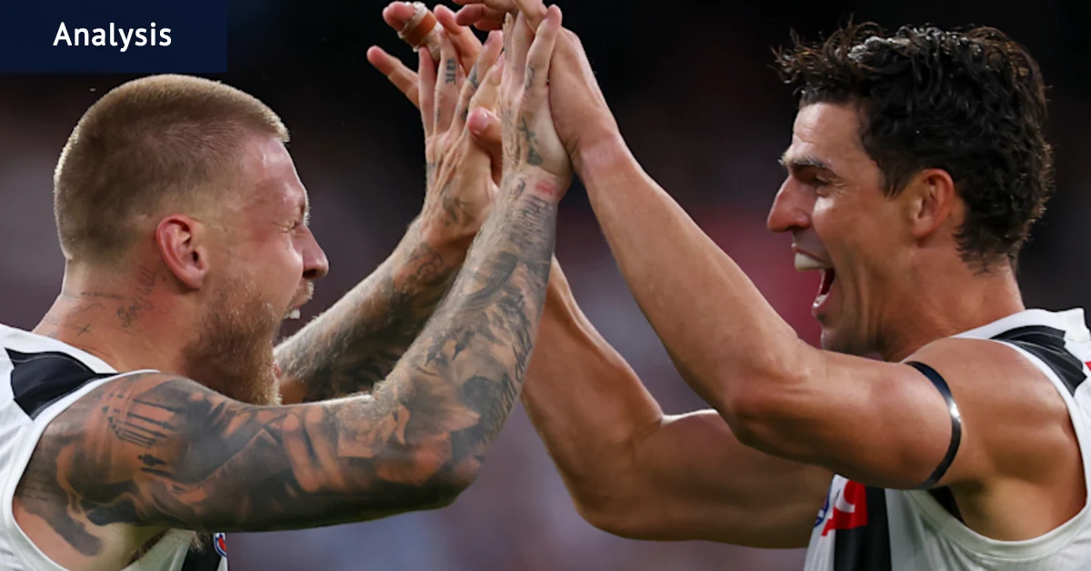 Ces chiffres montrent que des vétérans comme Scott Pendlebury et des joueurs puissants comme Jordan De Goey sont de grands gagnants du changement de banc de l'AFL.