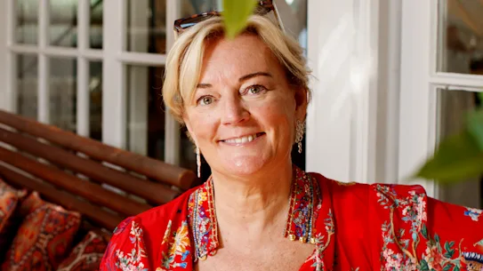 Jo Malone, fondateur de Jo Loves, au restaurant Chiswick à Sydney.