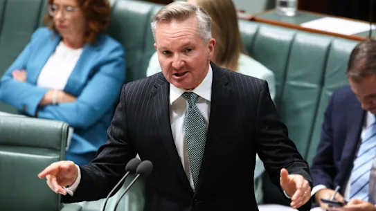Le ministre de l'Énergie, Chris Bowen.