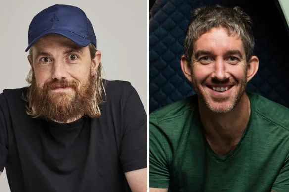 Les cofondateurs d'Atlassian, Mike Cannon-Brookes et Scott Farquhar.