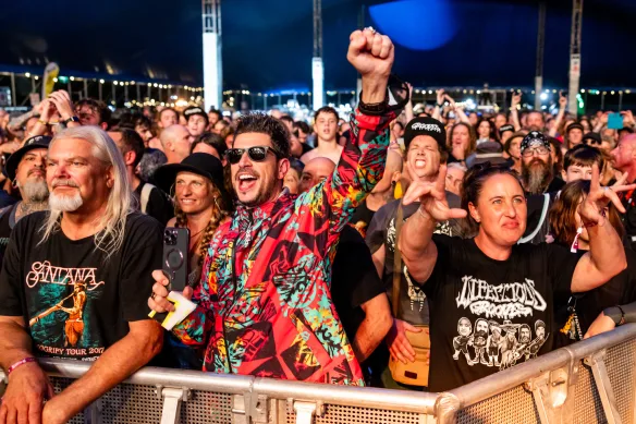 La foule au Bluesfest à Byron Bay en 2024.