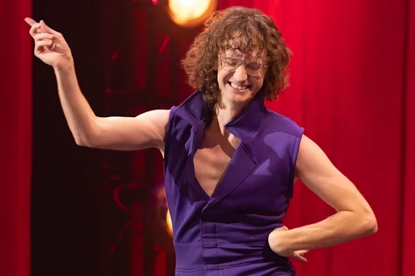Le comédien Chris Fleming dans son spectacle Live at the Palace.