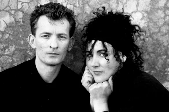 Bernie Lynch avec Grace Knight en 1988.