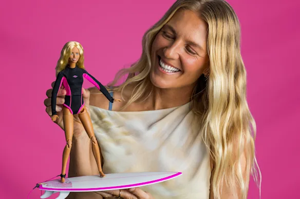 Mini moi : Steph Gilmore avec sa propre poupée Barbie.