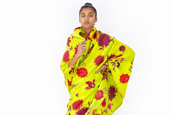 Folia Saree de Raw Mango, de leur collection Autre 2021.