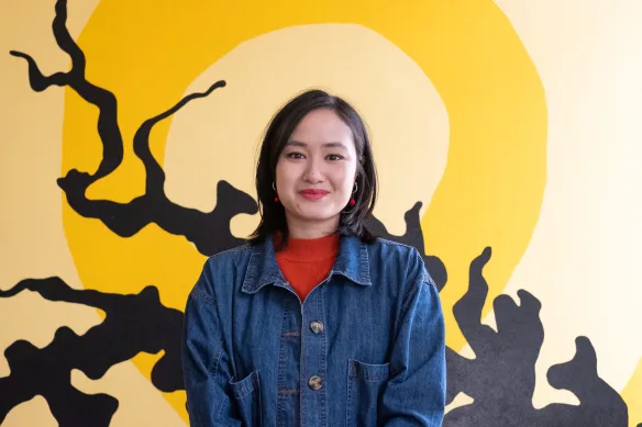 Shirley Le, rédactrice en chef de l'anthologie sur l'amour du Sweatshop Literacy Movement.