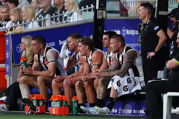 Collingwood a utilisé Scott Pendlebury sur le banc dans le cadre du banc d'échange révisé de l'AFL.