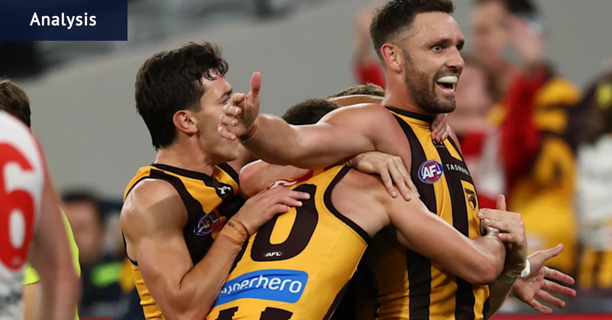 Les Hawthorn Hawks de Sam Mitchell ont montré leur endurance, ainsi que leur talent lors d'une victoire de retour contre les Swans de Sydney jeudi soir.