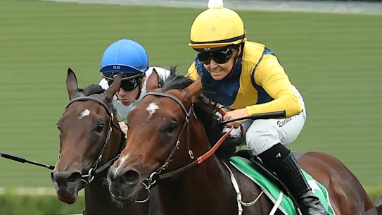 Rachel King gagnant sur Warwoven à Randwick le 20 décembre.