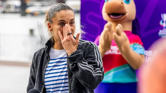 L'ancienne capitaine des Matildas, Melissa Barbieri, devient émue lorsqu'elle parle de la croissance des Matildas.